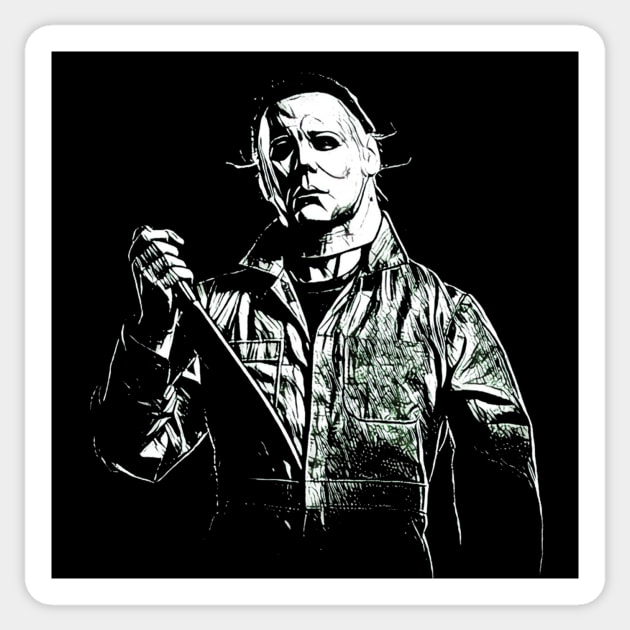 Michael Myers halloween Sticker by Fred_art_61